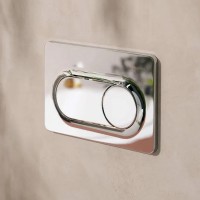 66002000 HG Змивна клавіша iFrame Original S, chrome (1 сорт) HANSGROHE