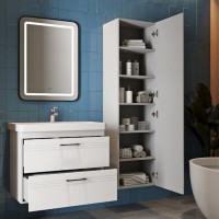 454170W Urbanis Пенал універсальний 170 см з чорними ручками, білий (1 сорт) Devit фото 5