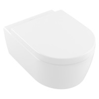 5656HR01 AVENTO Унітаз підвісний DirectFlush з кришкою QuickRelease/SoftClosing, White Alpin (1 сорт VILLEROY  BOCH