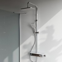F078F300 Func, душ.система: зм-ч-полиця д/ванни/душу з термостатом, хром (1 сорт) AM.PM