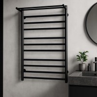 AL5001000EBS ALLROUND Рушникосушарка електрична П12 500х1000 з чорної сталі, колір чорний матовий (1 Devit фото 3