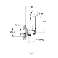 UA12164600 Bau Flow Комплект прихованого монтажу гігієнічного душу (2пак) (1 сорт) Grohe фото 2