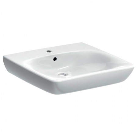 501.461.00.7 Selnova Comfort Умивальник 55см для людей з обмеженими фізичними можливостями, з 1 отв. Geberit