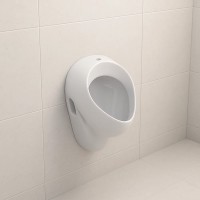 502.885.00.1 Felix Уринал, підвід зверху, відвід прихований або вниз, колір білий глянець (1 сорт) Geberit фото 6