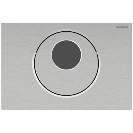 115.856.SN.6 HyTronic Змивна клавіша Sigma10, для бачків 8см, електронний змив, 230В, подвійний змив Geberit