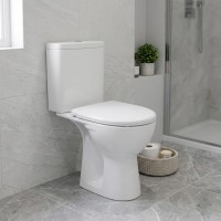 L79201000 FREJA Унітаз-компакт косий вип., з поліпроп сидінням та арм. на 3/6 л, н/п (1 сорт) KOLO фото 3