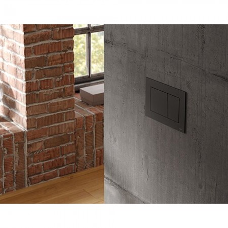 9240407  TECEnow панель змиву,  чорний мат (1 сорт) Tece