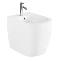 004 432 003 OVVIO Біде підлогове, приставне до стіни, колір білий мат (1 сорт) NIC Design