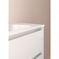 C0072482 (125067+126223)  Sansa  Тумба 70,  + раковина Enzo,  білий глянець (1 сорт) ROYO фото 5