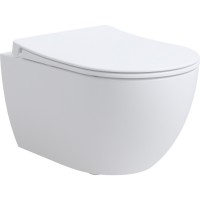 4010511 DO IT Підвісний безобідковий унітаз з кришкою soft-close, Vortex Flush, білий глянець (1 сор Devit фото 1