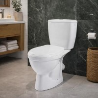 209905UA Antysplash Унітаз-компакт підлоговий, косой випуск, бачок 3/6л, нижній підвід води, сидіння KOLO фото 4