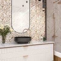 ALTA декорированная белый AT0151 (1 сорт) Golden Tile фото 1