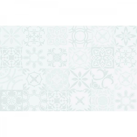 SANSA WHITE PATTERN GLOSSY (1 сорт) Cersanit