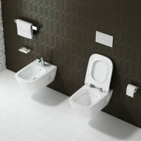 502.826.00.1  Підвісний унітаз воронкоподібний Geberit Modo, прямокутна форма, закрита форма, Rimfre Geberit фото 5