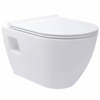 3320147 PROJECT NEW Унітаз підвісний без кришки soft-close, білий глянець (1 сорт) Primera