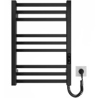 6.1.0100.06.BM Рушникосушка ел. HF London 570х430 чорний мат, в комплекті з прих.підкл (1 сорт) Hygge Family фото 2