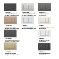 115.629.14.1 Sigma40 square Клавіша змиву, подвійний змив, нержавіюча сталь, колір чорний матовий (1 Geberit фото 4