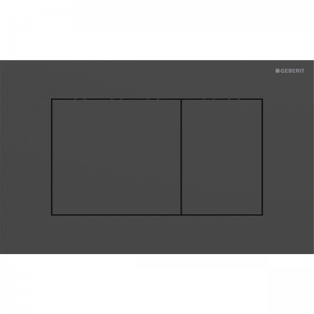 115.629.14.1 Sigma40 square Клавіша змиву, подвійний змив, нержавіюча сталь, колір чорний матовий (1 Geberit