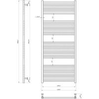 1.7.044548.P  Рушникосушка INOX Гера  1500х630/600, полір. нержавійка (1 сорт) Mario фото 2