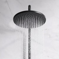 F0780222 Like Душова система  з верхнім душем 250мм, чорний мат (1 сорт) AM.PM фото 3