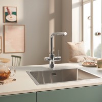 30590000 GROHE Blue Pure Minta Змішувач для кухні для подачі технічної і фільтрованої води, хром (1  Grohe фото 4