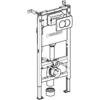 458.133.21.3 DuofixBasic Комплект (3в1) інсталяції д/унітазу з кріпленням та клавішою Delta01 хром г Geberit промо фото 1