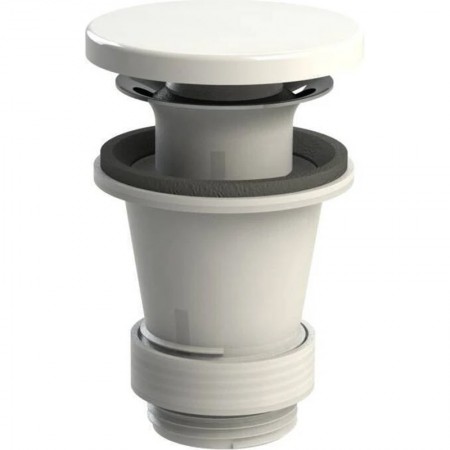 Донний клапан click-clack miramarble, білий (1 сорт) MIRAGGIO