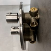 LIQ018ST LIGHT Змішувач для ванни термостатичний прихованого монтажу, нерж.сталь (1 сорт) Paffoni фото 3