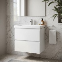 UN509-048 СЕТ B10 MODUO Тумба з раковиною 50, білий (1 сорт) CERSANIT-С Україна фото 4
