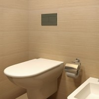 010216\659058  Slim клавіша змиву , сіра (1 сорт) OLI