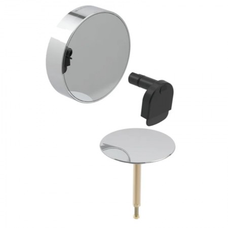 150.481.21.1 Декоративний комплект Geberit Split d52, для зливу-переливу для ванни з поворотним меха Geberit