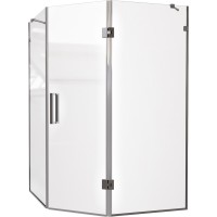 SE0240 ART 3.0 Душова кабіна, п'ятикутна, розпашна, 1000*1000, без піддона, скло прозоре, хром (1 со Devit фото 6