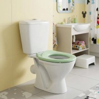 109900UA Bambi Унітаз-компакт підлоговий, косий випуск, бачок 3/6л, боковий підвід води, сидіння пол KOLO фото 3