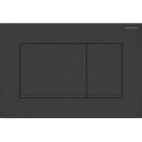 115.883.16.1 Sigma20 square Клавіша змиву, подвійний змив, легкоочисна поверхня, чорний мат/чорний ( Geberit фото 3