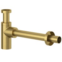 10020N0-00 Design Сифон д/раковини, брашоване золото (1 сорт) Kludi