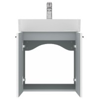 484050W Flow Тумба 50 з умивальником та ручками, білий матовий (1 сорт) Devit фото 3