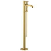 38590N076 BOZZ Змішувач для ванни, підлоговий монтаж, брашоване золото (1 сорт) Kludi