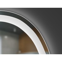 5415080 Style Асиметричне дзеркало 800х500 з LED підсвіткою та тачсенсором (1 сорт) Devit фото 2