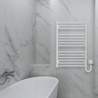 6.1.0302.06.WM Рушникосушка ел. HF Greenwich 770х530 білий мат, в комплекті з прих.підкл (1 сорт) Hygge Family фото 6