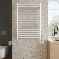 6.1.0302.06.WM Рушникосушка ел. HF Greenwich 770х530 білий мат, в комплекті з прих.підкл (1 сорт) Hygge Family фото 7