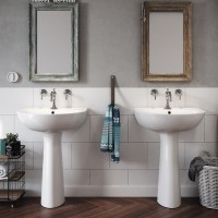 K08-261 PRESIDENT Раковина 55 ONE HOLE з отвором для змішувача (картон) (1 сорт) MITO фото 4