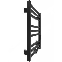 6.1.0100.06.BM Рушникосушка ел. HF London 570х430 чорний мат, в комплекті з прих.підкл (1 сорт) Hygge Family фото 3