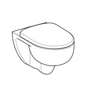 503.083.00.1 Selnova Комплект підвісного унітазу воронкоподібний, 54см, овальний, TurboFlush, з сиді Geberit промо