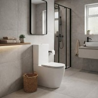 3010510 DO IT Унітаз-компакт безобідковий з кришкою soft-close, Vortex Flush, білий глянець (1 сорт) Devit фото 2