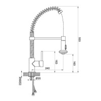 56040KT Frida Змiшувач для кухнi (1 сорт) Devit фото 2