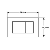115.629.14.1 Sigma40 square Клавіша змиву, подвійний змив, нержавіюча сталь, колір чорний матовий (1 Geberit фото 2