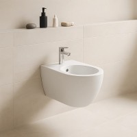 502.825.00.1 Підвісне біде Geberit Acanto закритої форми, білий глянець (1 сорт) Geberit фото 3