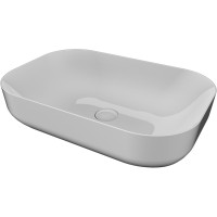 LVP2  POOL 2 раковина на стільницю без перелива 62х42, біла глянцева (1 сорт) SDR фото 1