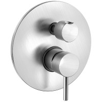 LIG019ST  Light exclusive Змішувач для душу, steel looking (1 сорт) Paffoni фото 1