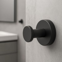 GW05 70 04 03 Nimbus Гачок, нержавіюча сталь, чорний мат. (1 сорт) GENWEC фото 2